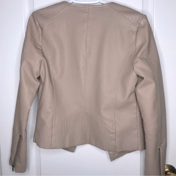 Amaryllis vegan Leather Moto Jacket - Picture 5 of 6